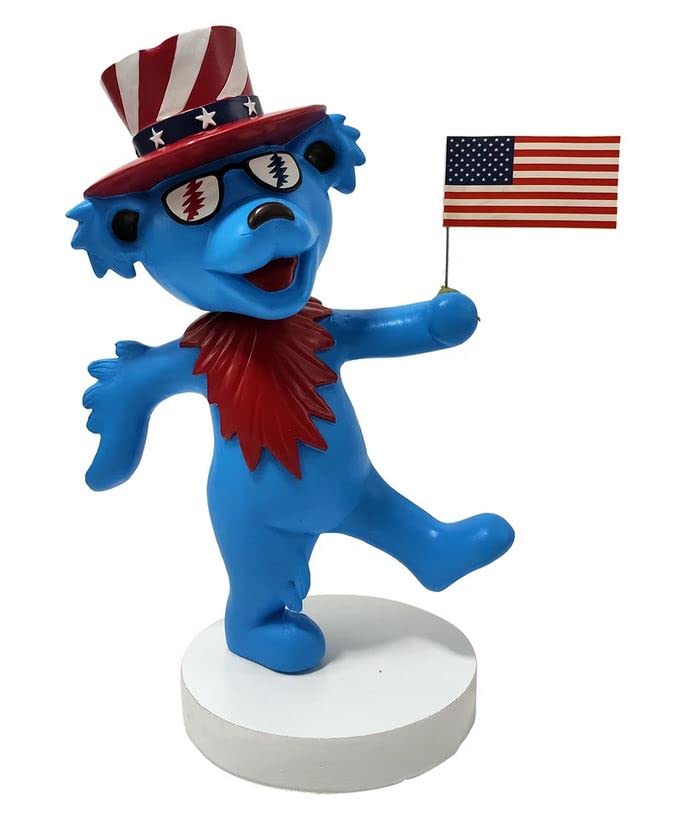 Grateful Dead 4th of July Dancing Bear Bobblehead