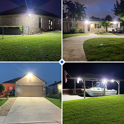 SANSI 4000LM Motion Sensor Outdoor Light 30W LED Flood Lights Outdoor with Ceramic Tech., 5000K Dusk to Dawn Security Light,320 Degree Wide Angle Illumination for Garage Yard Patio Bright Pro Series