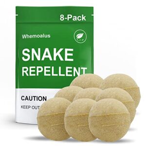 whemoalus snake repellent for yard powerful, snake away repellent for outdoors, snake repellent for outdoors pet safe,keep snakes away repellent for yard, rattlesnake repellent for home 8 balls/bag