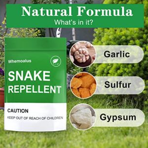 Whemoalus Snake Repellent for Yard Powerful, Snake Away Repellent for Outdoors, Snake Repellent for Outdoors Pet Safe,Keep Snakes Away Repellent for Yard, Rattlesnake Repellent for Home 8 Balls/Bag