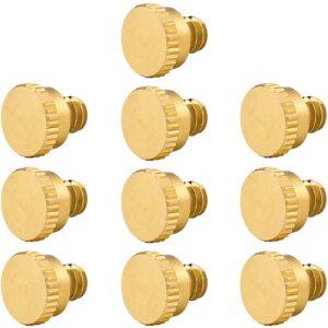 petutu 10 pack brass misting nozzle plug for outdoor cooling system