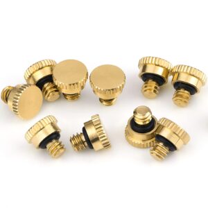 Petutu 10 Pack Brass Misting Nozzle Plug for Outdoor Cooling System