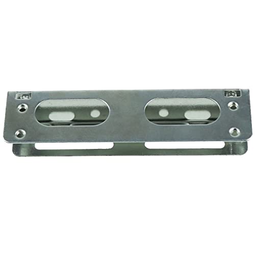 ZZHXSM 2 Sets Mounting Bracket 3.5" to 5.25" Hard Disk Drive Alloy Mounting Bracket Adapter with Screws Fits 5.25" Internal Drive Bays, Compatible with All Types of 3.5" Hard Disk Drives (HDD/SSD)