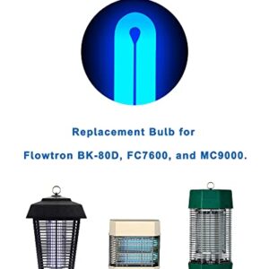 BF150 Bug Zapper Replacement Bulb Compatible with Flowtron BK-80D, MC9000, and FC7600, 12 Inch FUL40T8/BL U Type Light Bulb for 40W Electronic Insect Killer, 1 Pack