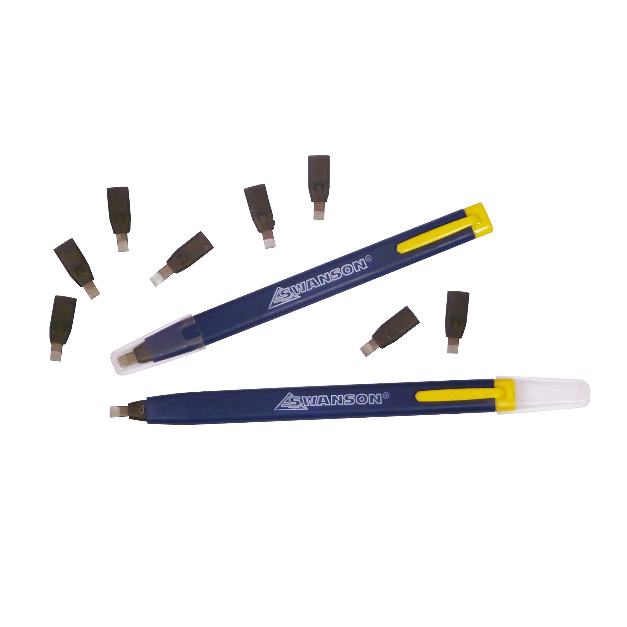 SWANSON Tool Co, Inc SW1201K Value Pack 7 inch Speed Square and Big 12 Speed Square & Swanson Tool Co CP216 AlwaysSharp Refillable Mechanical Carpenter Pencil