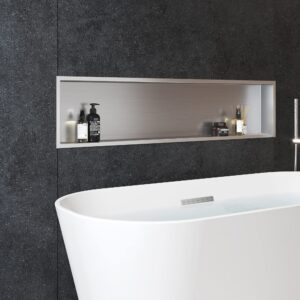 PULSE ShowerSpas NI-1236-MB Niche in Matte Black 12" x 36"