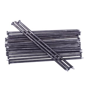 landscape stakes,metal landscape edging anchoring spikes, 50pcs 10 inch landscape paver edging anchoring stake for artificial turf, weed barrier, tent spikes, camping (50)