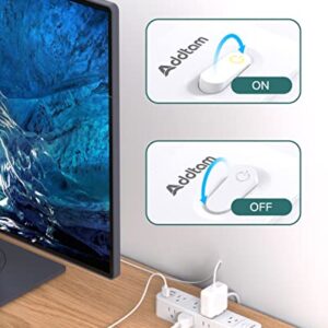 Addtam Surge Protector Power Strip, 12 Outlets with 3 USB Ports, Outlet Extender Strip with 5Ft Extension Cord, Flat Plug, Wall Mount for Dorm Home Office Supplies, ETL Listed
