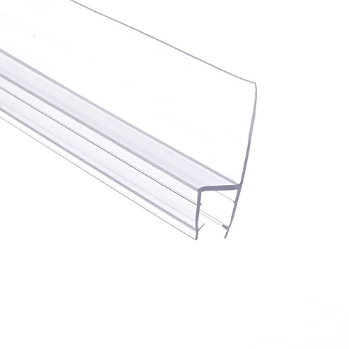 79" Shower Door Side Seal Strip for 3/8" Frameless Glass Shower Door Clear Polycarbonate