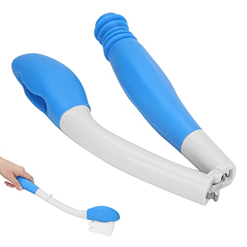 Toilet Aid Wiper, Toilet Tissue Aids Long Handle Reach Comfort Bottom Wiper Self Assist Bathroom Bottom Butt Wipe Helper Wand Comfort Wipe Tool for Pregnant After Surgery Seniors Arm Handicap