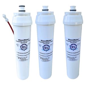 kleenwater kw-eco-2-4-membrane, 7208683,7208706 and 7208691 filters compatible with eco water ero-335 reverse osmosis system, made in the usa