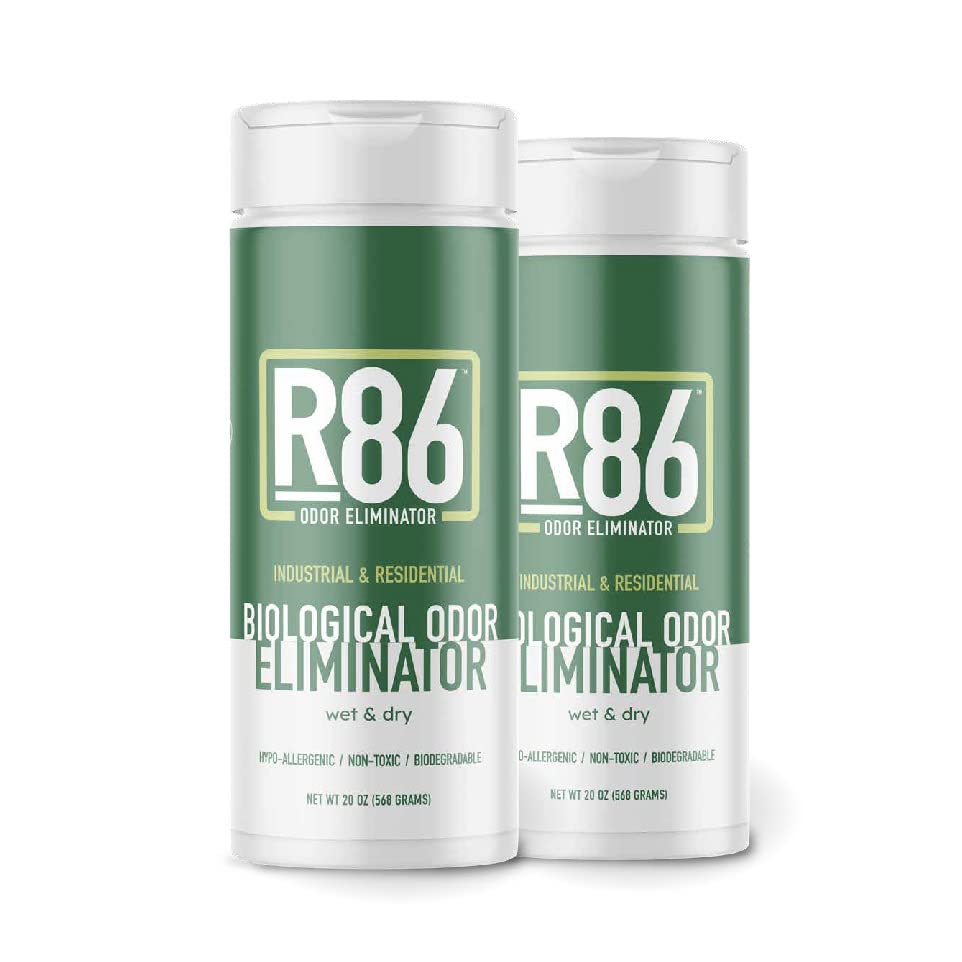 R86 Biological Odor Eliminator - Neutralize Urine Odor, Diaper Pail Odor – Use As Fabric Spray For Bedding, Mattress, Clothing – Laundry Additive - Natural Formula, Use Wet or Dry