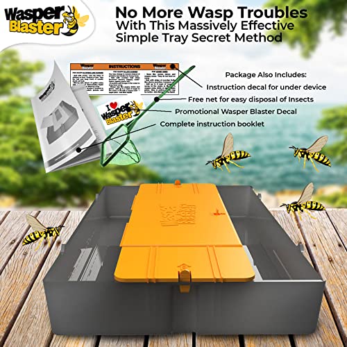 Discover Wasper Blaster™ New 2022 Patent Pending Trap for Yellow Jackets, Wasps, Hornets and Even Flies. Exclude or Include Bees if Desired.