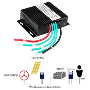 MPPT Wind Turbines Generator Charge Controller, 6000W-9000W 12/24V /48V MPPT Waterproof LED Overvoltage Speed Protection,48v