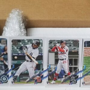 2021 Topps Traded Baseball Update and Highlights Series Complete Mint 330 Card Set Loaded with Rookies and Stars including Vladimir Guerrero Jr and Fernando Tatis Jr Plus