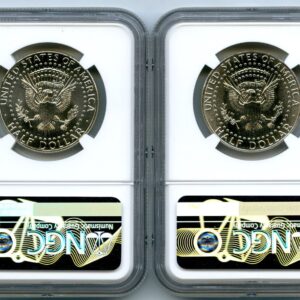 2022 P D US MINT Kennedy Clad Half Dollar MATCHING 2 COIN FIRST RELEASES SET Half Dollar NGC MS66