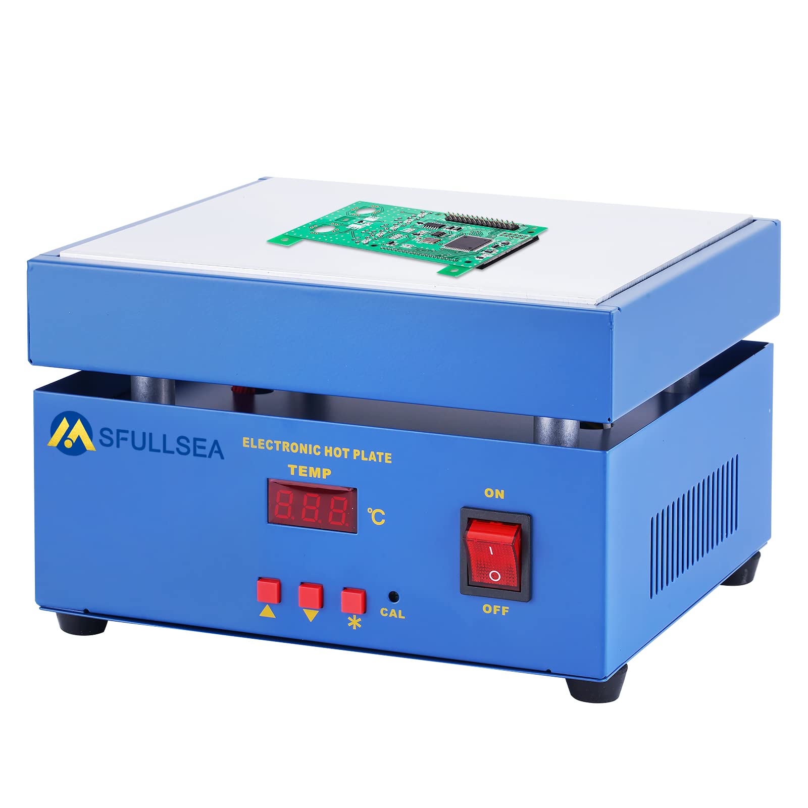 Preheat Soldering Preheating Station Welder 7.8x7.8in Hot Plate Soldering Heater Station Electric Hot Plate Preheat LCD Screen Separator Machine for Soldering Station Welder 200x200mm