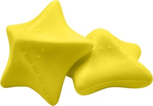 poolzilla 2-pack yellow premium scum star oil absorbing sponge - perfect for cleaning hot tubs, spas and swimming pools