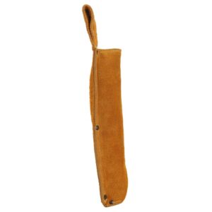 Electrodes Welding Rod Bag Leather Rod Holder Thickened Cowhide Anti Scald Welding Rod Holder Electrode Holder Split Cowhide Leather Welding Rod Bag Yellow