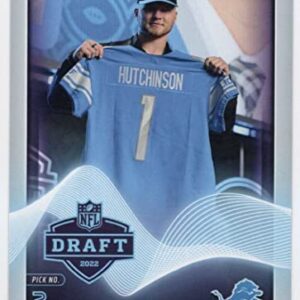 AIDAN HUTCHINSON RC 2022 Panini Instant Draft Night ROOKIE /3171#2 NFL Lions