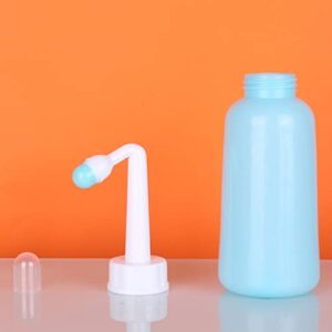 Croing 𝙥𝙤𝙨𝙩𝙥𝙖𝙧𝙩𝙪𝙢 𝙚𝙨𝙨𝙚𝙣𝙩𝙞𝙖𝙡𝙨 350ML Travel Bidet Bottle with Cap - Portable Bidet - The Easy Bidet for Postpartum Essentials ( Green )