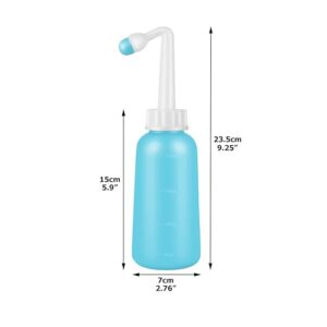 Croing 𝙥𝙤𝙨𝙩𝙥𝙖𝙧𝙩𝙪𝙢 𝙚𝙨𝙨𝙚𝙣𝙩𝙞𝙖𝙡𝙨 350ML Travel Bidet Bottle with Cap - Portable Bidet - The Easy Bidet for Postpartum Essentials ( Green )