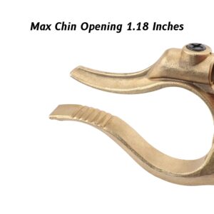 Luckyweld T-style Welding Ground Clamp 300Amp Brass Welder Ground Clamp for Tig Mig MMA Welder