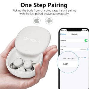 Wireless Earbuds for Sleeping, Smaller and Lighter Ultra-Soft Comfortable in-Ear Headphones Noise Blocking Designed for Sleep, Insomnia, Side Sleeper, Snoring, Air Travel, Meditation, Relaxation