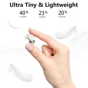 Wireless Earbuds for Sleeping, Smaller and Lighter Ultra-Soft Comfortable in-Ear Headphones Noise Blocking Designed for Sleep, Insomnia, Side Sleeper, Snoring, Air Travel, Meditation, Relaxation