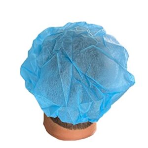 Old South Trading Disposable Bouffant Cap - Hair Net - Hair Nets for Food Service - Surgical Caps for Women and Men - 24 in - 50 Pack