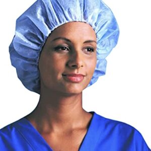 Old South Trading Disposable Bouffant Cap - Hair Net - Hair Nets for Food Service - Surgical Caps for Women and Men - 24 in - 50 Pack