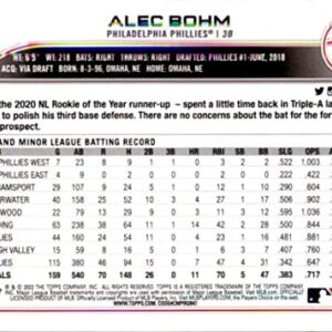 2022 Topps #452 Alec Bohm NM-MT Phillies