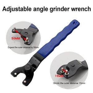 Omninmo Angle Grinder Wrench Universal Power Tool Accessories Adjustable Angle Grinder Wrench