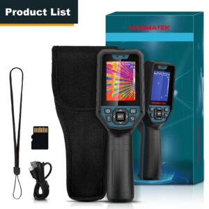 HANMATEK Thermal Camera Ti120 Imaging Tool for Temperature Anomalies, with Resolution of 120 x 90 Pixels, Temperature Range -68℉ to +752 ℉,Rechargeable Li-ion Battery