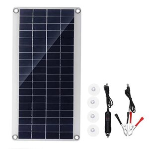 dsj 300w fast-charging solar panel portable dual 12/5v dc usb waterproof emergency charging outdoor battery charger for rv