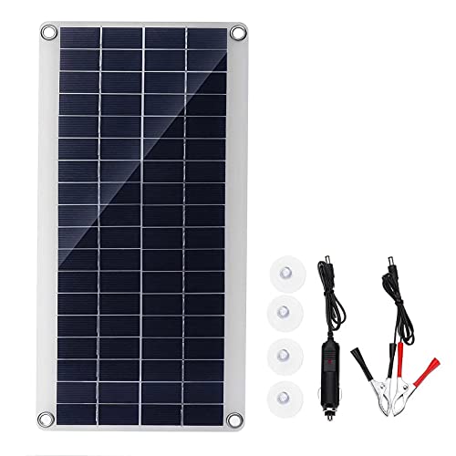 DSJ 300W Fast-Charging Solar Panel Portable Dual 12/5V Dc USB Waterproof Emergency Charging Outdoor Battery Charger for Rv