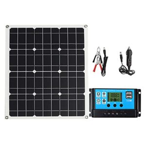 dsj 100w 18v solar panel solar cells kit - double usb monocrystalline solar panel with controller for outdoor diy car yacht