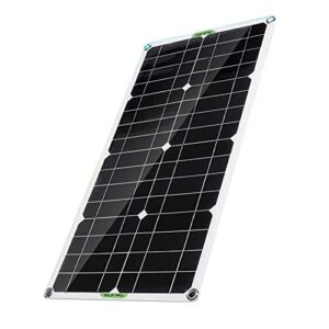 dsj 100w 18v solar panel kit usb monocrystalline flexible power bank solar charger for car rv boat smartphone charger/20a