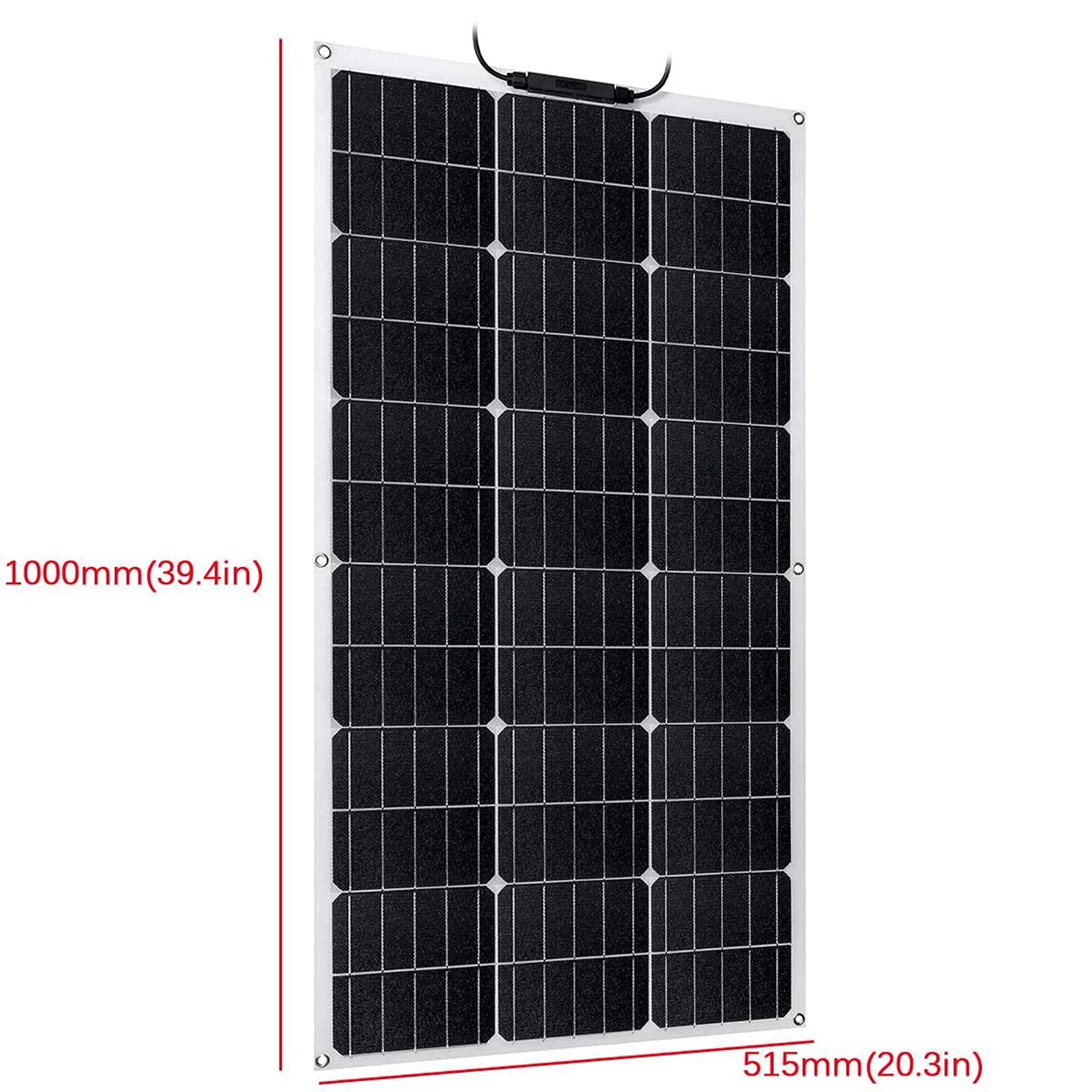 DSJ Flexible Solar System Solar Panel Kit - 600W 18V Solar Panel Complete Rv Car Battery Solar Charger