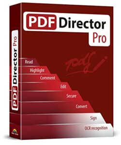 pdf director pro – for 3 pcs - comprehensive pdf editor software compatible with windows 11, 10, 8 and 7 – edit, create, scan and convert pdfs – 100% compatible with adobe acrobat