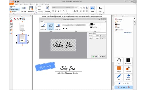 PDF Director Pro – for 3 PCs - Comprehensive PDF Editor Software compatible with Windows 11, 10, 8 and 7 – Edit, Create, Scan and Convert PDFs – 100% Compatible with Adobe Acrobat