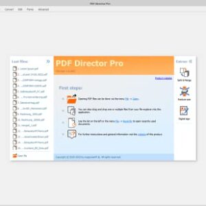 PDF Director Pro – for 3 PCs - Comprehensive PDF Editor Software compatible with Windows 11, 10, 8 and 7 – Edit, Create, Scan and Convert PDFs – 100% Compatible with Adobe Acrobat