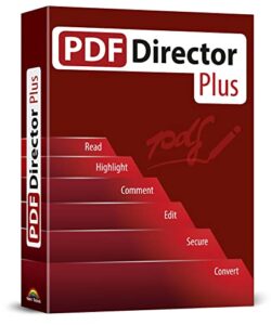 pdf director plus – pdf editor software compatible with windows 11, 10, 8 and 7 – edit, create, scan and convert pdfs – 100% compatible with adobe acrobat