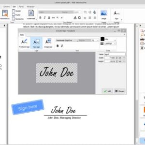 PDF Director Plus – PDF Editor Software compatible with Windows 11, 10, 8 and 7 – Edit, Create, Scan and Convert PDFs – 100% Compatible with Adobe Acrobat