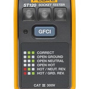 Fluke ST120 GFCI Socket Tester Without Beeper