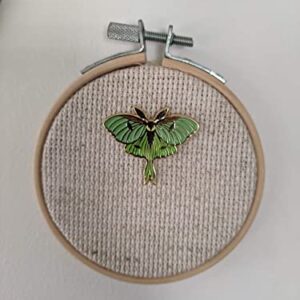 Pastel Luna Moth Needle Minder