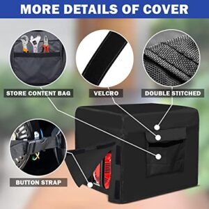 Tokept Generator Cover, 600D Oxford Fabric Waterproof Universal, Fits Most 3000-5000 Watt Portable Generator Covers (32" Lx 24" Wx 24" H)