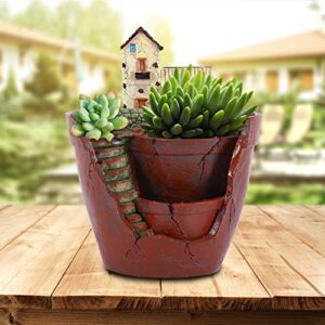 Succulent Animal Planters Cactus,Resin Plant Pots,Plants Pots,Hanging Garden Shape Resin Flower Pot,for Planting Succulent Plants Garden Decoration, Resin Plant Pots,Succulent Animal Planters CAC