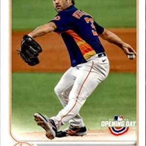 2022 Topps Opening Day #103 Justin Verlander Houston Astros MLB Baseball Trading Card