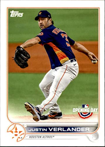 2022 Topps Opening Day #103 Justin Verlander Houston Astros MLB Baseball Trading Card